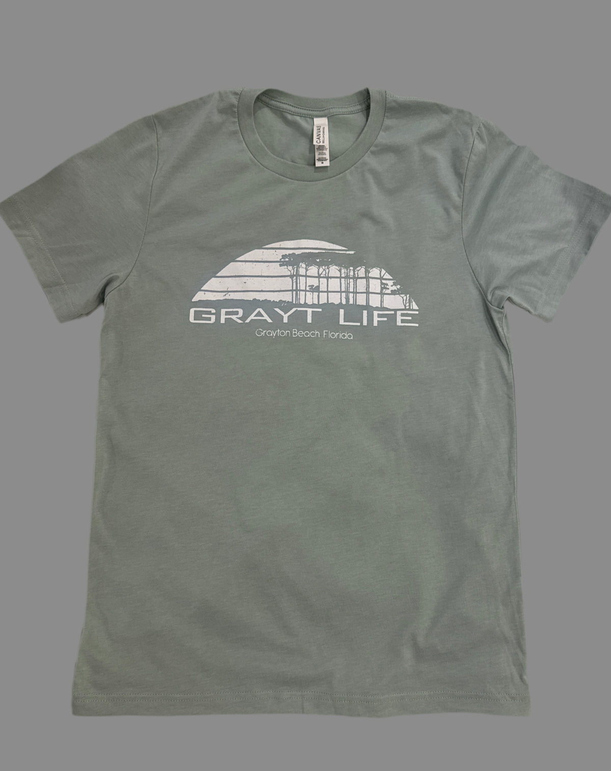 Tree Line SS Green Tee